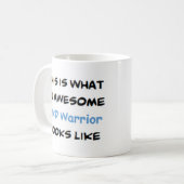 pkd warrior, awesome koffiemok (Voorkant links)