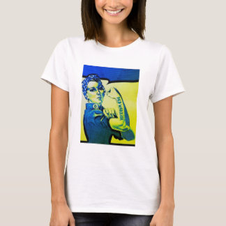 PKD WARRIOR VROUW - Awareness Retro Tattoo Fun T-shirt