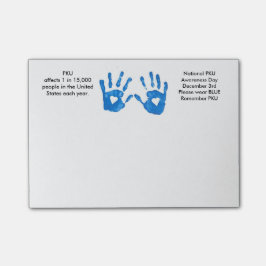 PKU Awareness Post-it Notes