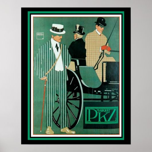 PKZ Marque Deco Ad Poster 16 x 20 (Voorkant)