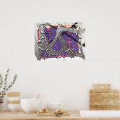 PL#314420 MarkyArt hedendaagse moderne kunst Poster (Keuken)