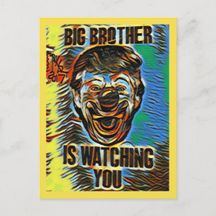 PL#958584 Big Brother kijkt uit Briefkaart