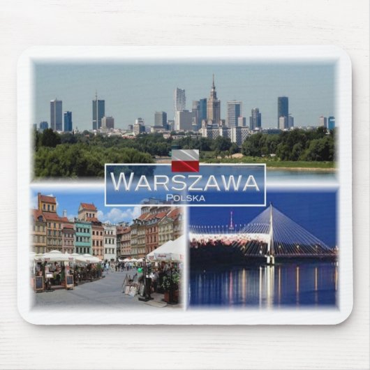 PL Polen Polska - Warszawa Warschau - Muismat (Voorkant)
