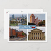 PL Polen - Poznan - Briefkaart (Voorkant / Achterkant)