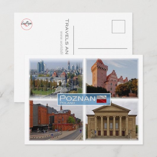 PL Polen - Poznan - Briefkaart (Voorkant / Achterkant)