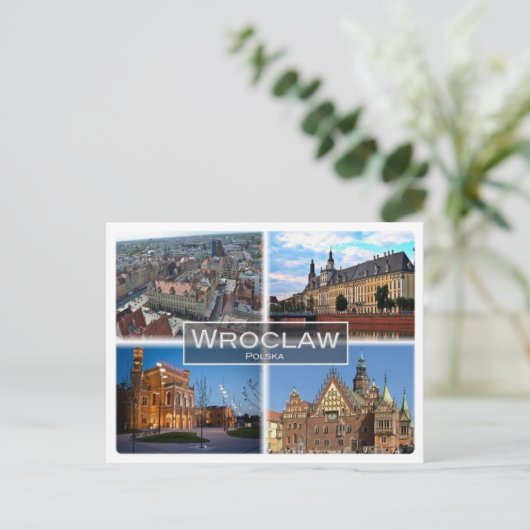 PL Polen - Wroclaw - Briefkaart (Staand voorkant)