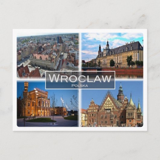 PL Polen - Wroclaw - Briefkaart (Voorkant)