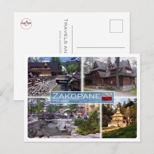 PL Polen - Zakopan - Briefkaart (Voorkant / Achterkant)