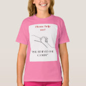 PLA HELP ME "ZE GELOOFDE DAT ZE VERTROEBELD" ONTWE T-SHIRT (Voorkant)