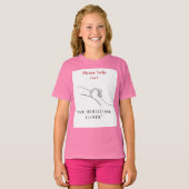 PLA HELP ME "ZE GELOOFDE DAT ZE VERTROEBELD" ONTWE T-SHIRT (Voorkant volledig)