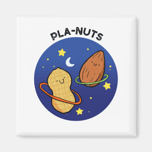 Pla-noten Peanut Buitenste Ruimte Pun Magneet