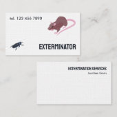 plaagknaagdierverdelger visitekaartje (Voorkant / Achterkant)