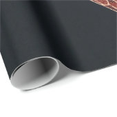 Plaat op de Tak van een Bloemende Struik van het R Cadeaupapier (Rol Hoek)