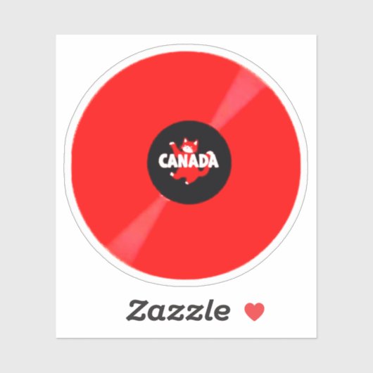 PLAATALBUM ROOD STICKER (Vel)