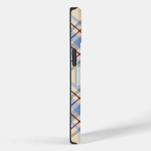 Plaatje voor monogrammen tartan plaid mode Case-Mate iPhone case (Achterkant / Rechts)