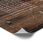 PLAATS 251-300 | Rustic Wood Lemon Wedding Poster (Hoek)