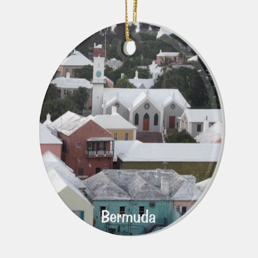 Plaats #2, Bermuda Keramisch Ornament (Links)
