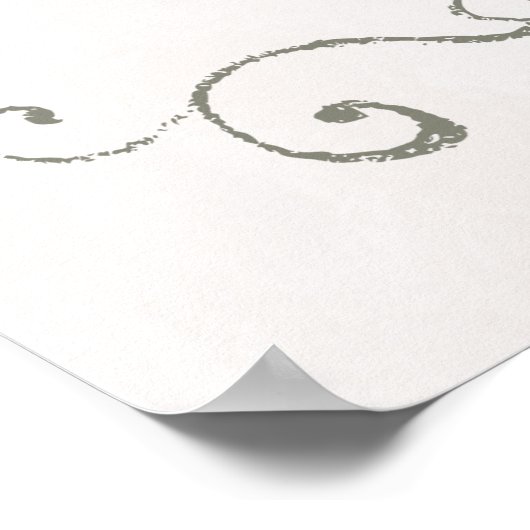 PLAATS 31 - 60 | Elegant Red Rose Wedding Poster (Hoek)