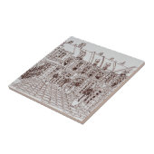 Plaats Aux Oignons, Old Town | Rijsel, Frankrijk Tegeltje (Zijkant)