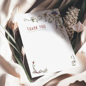 Plaats bedankkaart  Victoriaans Epoque Kaart