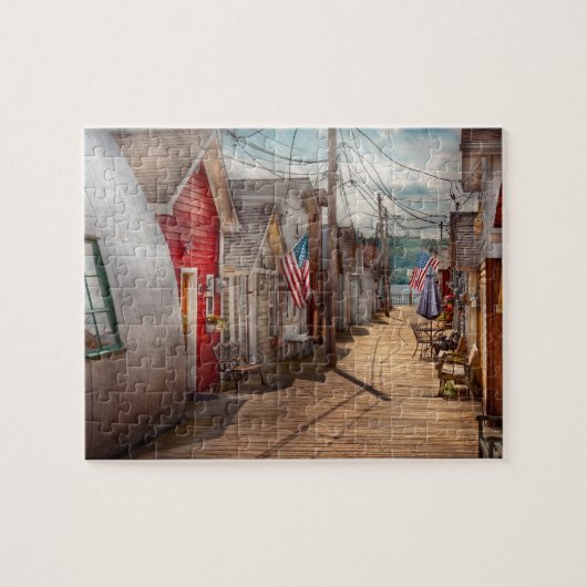 Plaats - Canandaigua, NY - Shanty town Legpuzzel (Horizontaal)