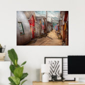 Plaats - Canandaigua, NY - Shanty town Poster (Thuiskantoor)