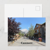 Plaats Canmore in Alberta Canada Briefkaart (Voorkant / Achterkant)