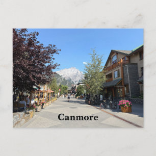 Plaats Canmore in Alberta Canada Briefkaart