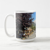 Plaats Canmore in Alberta Canada Koffiemok (Links)