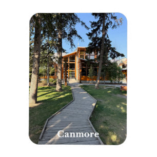 Plaats Canmore in Alberta Canada Magneet