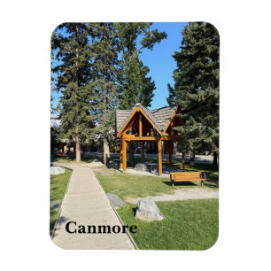 Plaats Canmore in Alberta Canada Magneet