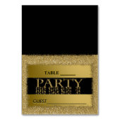 Plaats Card Gold Glitter Streams Kaart (Voorkant)