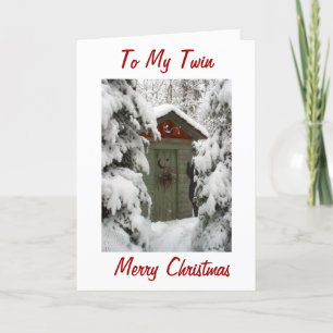 PLAATS "CHRISTMAS" MET MIJN ***TWIN** FEESTDAGEN KAART