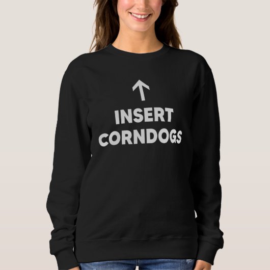 Plaats Corndogs State Fair Corn Dog Corndog Trui (Voorkant)