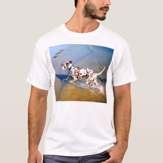 PLAATS DE DALMATIAANSE DOG T-SHIRT (Voorkant)