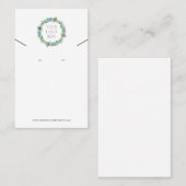 Plaats de Kaart Veroorbaar beeldscherm voor Logo Visitekaartje (Voorkant / Achterkant)