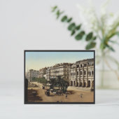 Plaats de la republique, Algiers, Algerije, klassi Briefkaart (Staand voorkant)