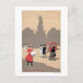 Plaats de la Republique Art Deco Scene Briefkaart (Voorkant)