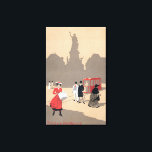 Plaats de la Republique Art Deco Scene Canvas Afdruk<br><div class="desc">Place de la Republique Art Deco Scene - Parijs, Frankrijk is in 1912 opgericht. Dit afbeelding toont beelden uit Parijs, Frankrijk.</div>