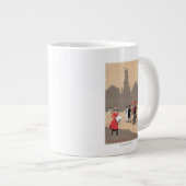 Plaats de la Republique Art Deco Scene Grote Koffiekop (Voorkant rechts)