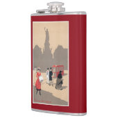 Plaats de la Republique Art Deco Scene Heupfles (Links)