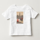 Plaats de la Republique Art Deco Scene Kinder Shirts (Voorkant)