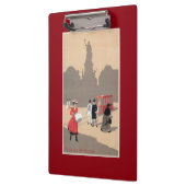 Plaats de la Republique Art Deco Scene Klembord (Links)