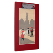 Plaats de la Republique Art Deco Scene Klembord (Rechts)