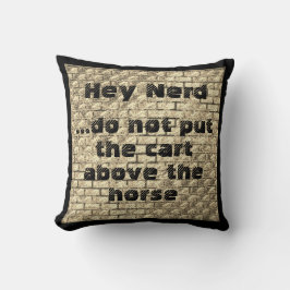 Plaats de wagen niet boven het paard kussen