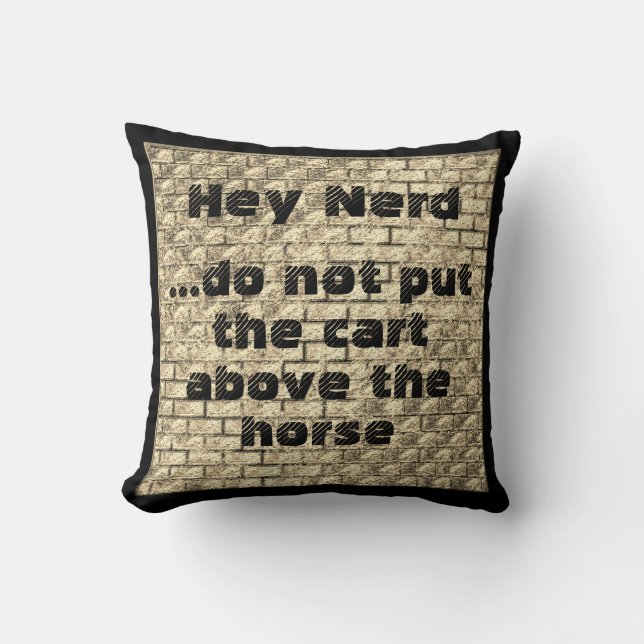 Plaats de wagen niet boven het paard kussen (Voorkant)