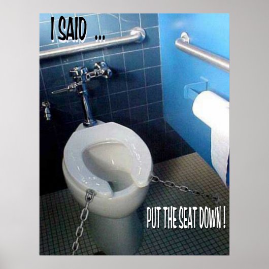 PLAATS DE ZITPLAATS IN POSTER (Voorkant)