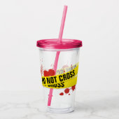 Plaats delict acryl drinkbeker (Achterkant)