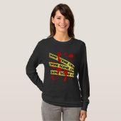 Plaats Delict Afzetting Tape T-shirt (Voorkant volledig)