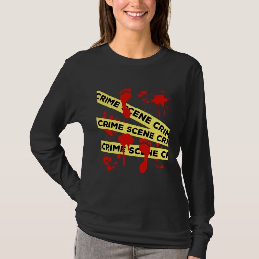 Plaats Delict Afzetting Tape T-shirt (Voorkant)